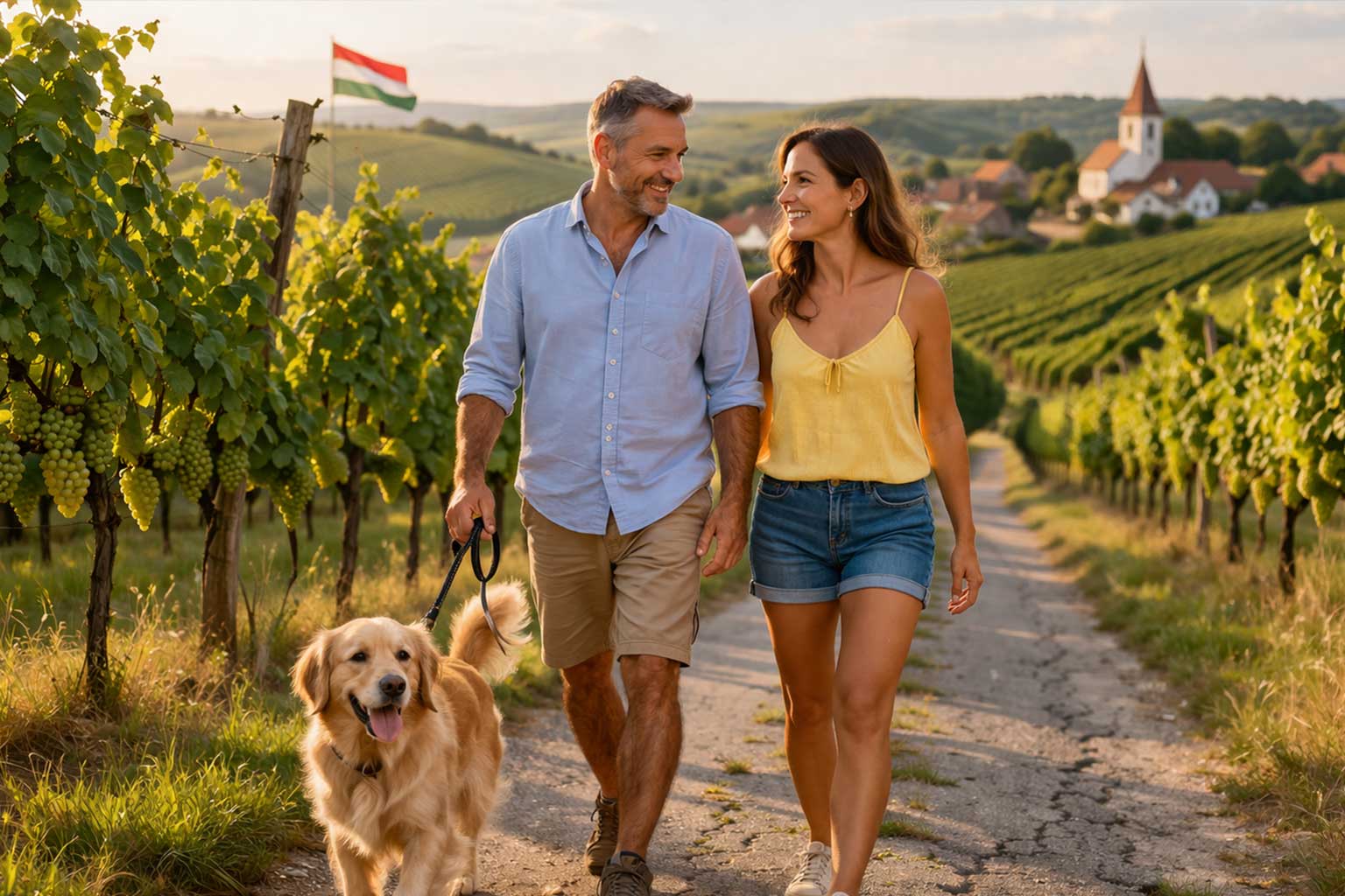 Dorfstruktur und Wohnhäuser in Becsehely